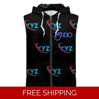 Custom Zipper Sleeveless Hoodie YYZ